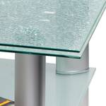 Salontafel Hinton I crashglas/melkglas/metaal