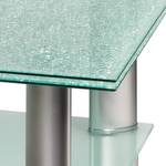 Salontafel Hinton II crash glas/melkglas/metaal