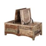 Table-coffre India Manguier massif peint et verni - 115 x 67 cm