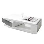 Table basse Janos (inclinable) Blanc brillant