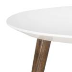 Table basse Josiah II Fer - Blanc / Marron