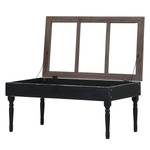 Table basse Katni Sapin partiellement massif Noir vintage