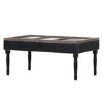 Table basse Katni Sapin partiellement massif Noir vintage