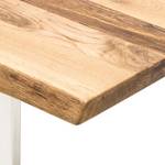 Tavolino Kendal Vetro/Legno massello di quercia Oliato e cerato