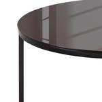 Table basse Koga I Verre / Métal - Bronze / Noir