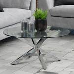 Table basse Lagarde argenté - Argenté - Diamètre : 82 cm