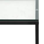 Couchtisch Lando I Glas / Edelstahl - Schwarz - 91,5 x 91,5 cm