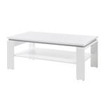 Table basse Liminka Blanc brillant - Blanc / Gris