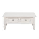 Table basse Lucia Blanc - Pin massif