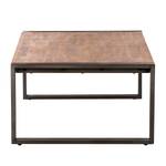 Tavolino MANCHESTER 110 cm Legno massello di acacia/ Metallo