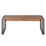 Table basse MANCHESTER 110 cm Bois / métal - Acacia / anthracite