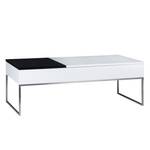 Table basse Max Blanc / Noir brillant