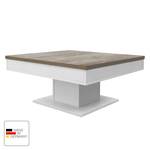 Couchtisch Mells Braun - Weiß - Holzwerkstoff - 80 x 40 x 80 cm