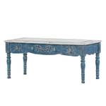 Couchtisch Mirados Tanne teilmassiv - Vintage Blau - Vintage Blau