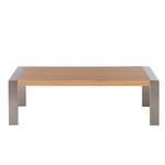 Tavolino da salotto Noah quercia / acciaio inox
