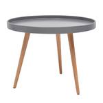 Table basse Nordic Bouleau partiellement massif Gris