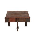 Table basse Railway Marron - Bois massif - Bois/Imitation - 135 x 46 x 80 cm