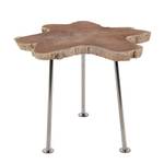 Table basse Ranch Bois de teck massif Naturel - 75 x 75 cm