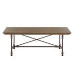 Tavolino Soho Foundry Legno massello di quercia/Acciaio