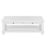 Table basse South Hampton Acacia partiellement massif - Blanc