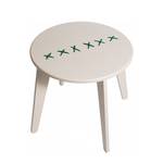 Table basse Stitched Gris clair / Vert menthe