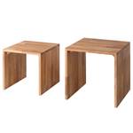 Beistelltisch SurinWOOD (2er-Set) Braun - Massivholz - 45 x 43 x 45 cm