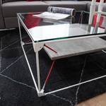 Salontafel Ulkan betonnen look/wit