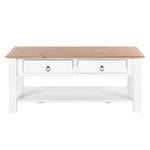 Table basse Valmer II Pin massif Couleur miel - Blanc / Pin