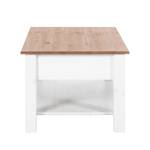 Table basse Valmer II Pin massif Couleur miel - Blanc / Pin