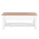 Table basse Valmer II Pin massif Couleur miel - Blanc / Pin