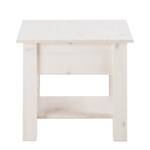 Table d'appoint Valmer I Pin massif - Blanc - Blanc