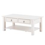 Table basse Valmer II Pin massif Blanc - Pin blanc