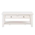 Table basse Valmer II Pin massif Blanc - Pin blanc