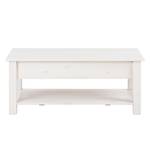 Table basse Valmer II Pin massif Blanc - Pin blanc