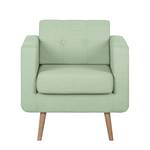 Fauteuil Croom IV geweven stof - Pastelgroen