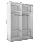 Kleiderschrank LUZO Breite: 150 cm