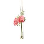 Künstliche Orchidee zum Aufhängen Pink - Kunststoff - 1 x 43 x 1 cm