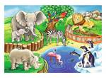 Puzzle Zoo 2X12 Teile Papier - 20 x 4 x 28 cm