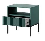 Table de chevet LABRADOR AVON S54 Noir - Vert émeraude