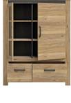 Wohnwand Cayden 20 (2-teilig) Braun - Holzwerkstoff - 275 x 144 x 42 cm