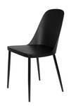 Lot de 2 chaises Pip Noir - Matière plastique - 54 x 85 x 46 cm