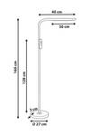 Stehlampen ARIES Schwarz