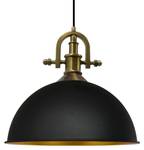 Pendelleuchte Lipeo Vintage Schwarz - Gold