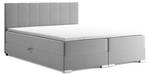 Boxspringbett Chandon Hellgrau - Breite: 186 cm - H4