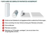 Schaumstoffmatratze Flexi Gel Breite: 200 cm