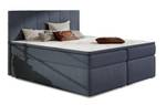 Boxspringbett CANDOR Blau - Breite: 160 cm