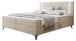 Boxspringbett Ono 2 Beige - Breite: 185 cm