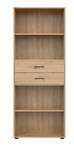 Highboard Space Office Braun - Holzwerkstoff - 80 x 203 x 37 cm