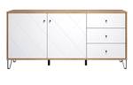 Buffet GAMMA Beige - Bois manufacturé - 183 x 76 x 40 cm