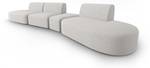 modulares Sofa SHANE 6 Sitzplätze Silber